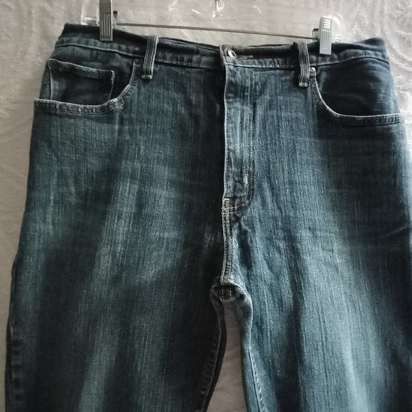 St John's Bay Comfort Stretch Regular Fit Denim Jeans 35" Waist (T-349) - Picture 3 of 6